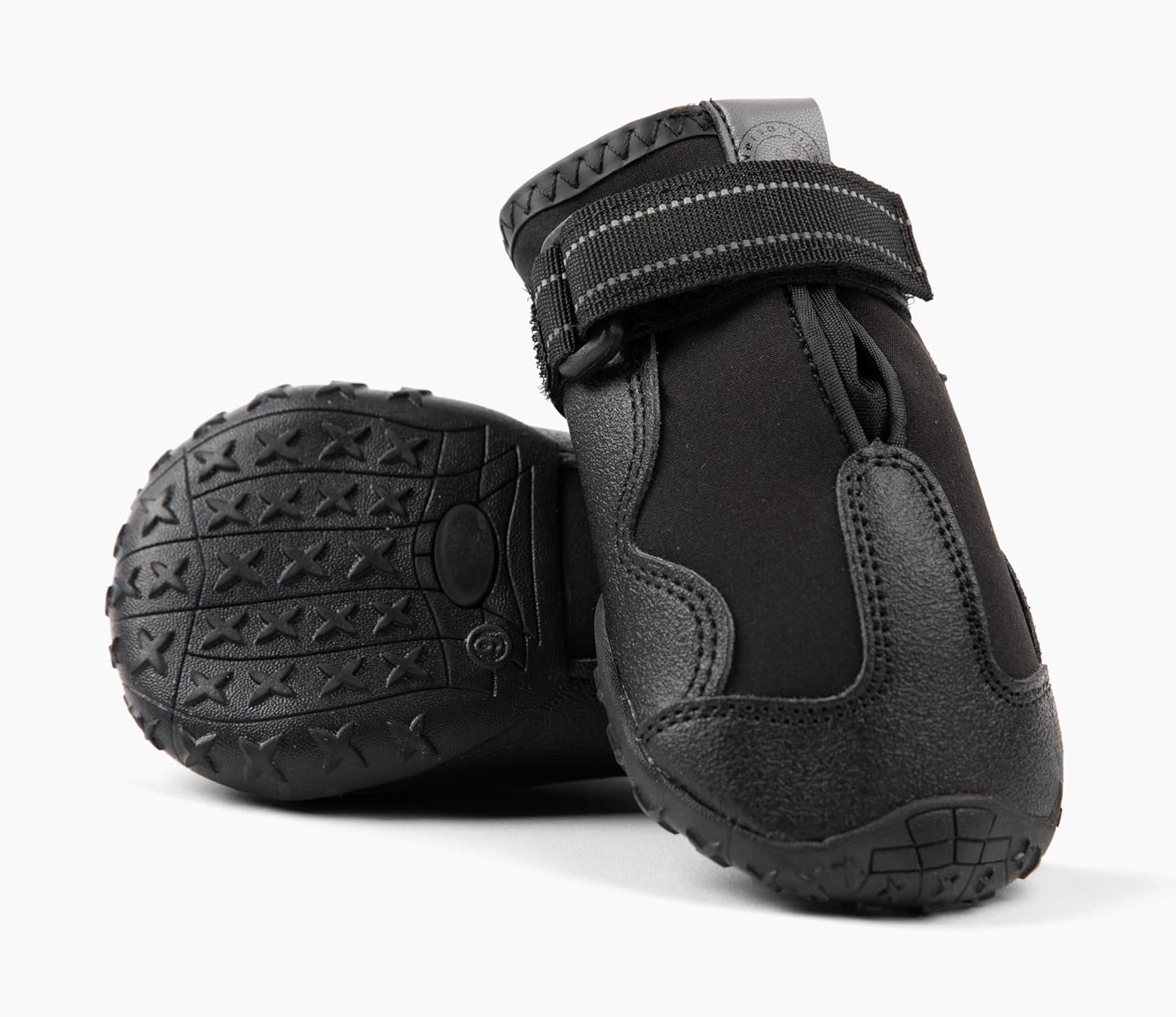 Premium Dog Shoes for Hiking, Rain, Mud, and Hot Concrete - Protective Dog Boots and Booties for Large and Medium Size Dogs - Durable Outdoor Dog Shoes (Size 6 (2.5-2.7" paw Width) Large)